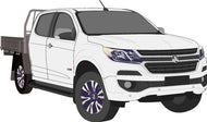 Holden Colorado 2017 to 2020 -- Space Cab  Cab Chassis
