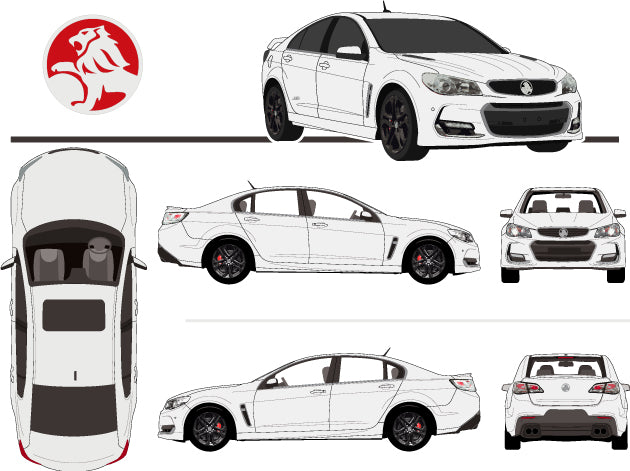 Holden Commodore 2017 VF11 Sedan – FastCars Vehicle Templates