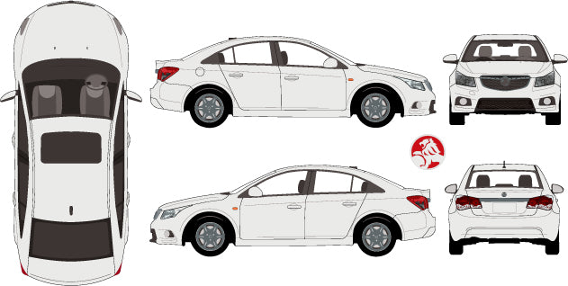 Holden Cruze 2015 to 2017 -- Sedan