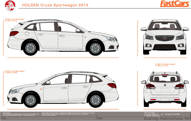 Holden Cruze 2013 to 2015 -- Sportswagon