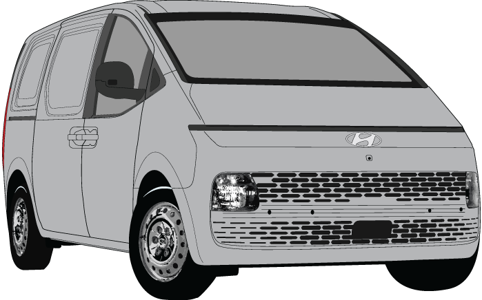 Hyundai Staria 2023 / 2024 -- Cargo Van BARN DOOR