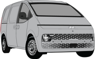 Hyundai Staria 2023 / 2024 -- Cargo Van BARN DOOR