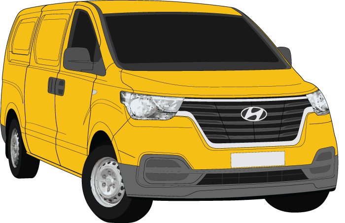 Hyundai iLoad 2020 to 2022 -- Cargo Van   Lift up Rear Door
