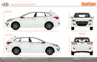 Hyundai i30 2013 to 2015 -- Tourer (Station Wagon)