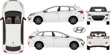 Load image into Gallery viewer, Hyundai i30 2015 to 2017 -- Tourer (Station Wagon)

