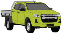 Load image into Gallery viewer, Isuzu D-Max 2021 to Current -- Double Cab  Cab Chassis SX
