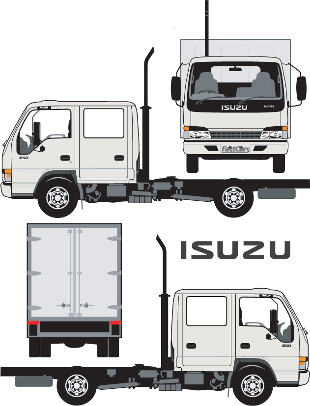 Isuzu N-Series 2004 to 2007 -- NPR 250-400 Crew Cab