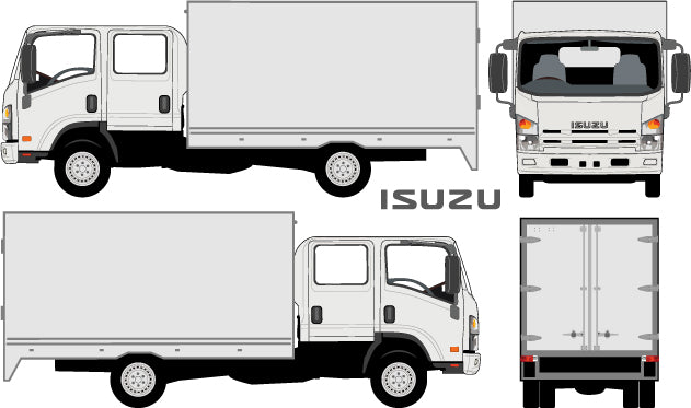 Isuzu N-Series 2007 to 2018 -- Double Cab