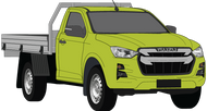 Isuzu D-Max 2021 to Current -- Single Cab - Cab Chassis SX