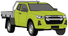 Load image into Gallery viewer, Isuzu D-Max 2021 to Current -- Space Cab - Cab Chassis SX
