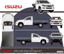 Load image into Gallery viewer, Isuzu D-Max 2017 to 2021 -- Single Cab Chassis
