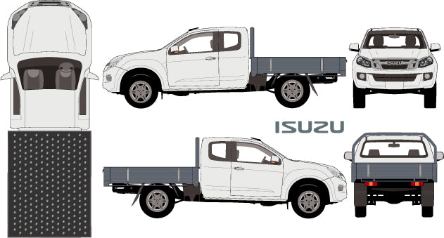 Isuzu D-Max 2015 to 2017 -- Space Cab  Cab Chassis