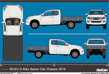 Load image into Gallery viewer, Isuzu D-Max 2015 to 2017 -- Space Cab  Cab Chassis
