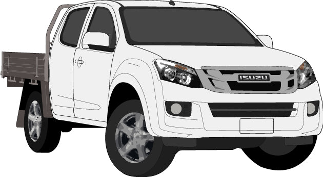 Isuzu D-Max 2017 to 2021 -- Space Cab  Cab Chassis