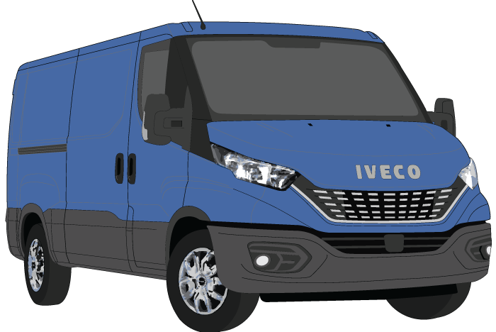 Iveco Daily 2021 to Current -- Short Wheel Base  - Low Roof