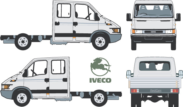 Iveco Daily 2004 to 2007 -- Double Cab Chassis