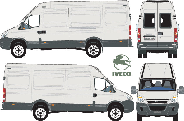 Iveco Daily 2007 to 2014 -- LWB Van High Roof