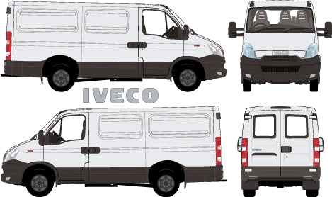 Iveco Daily 2014 to 2018 -- LWB van - Low Roof