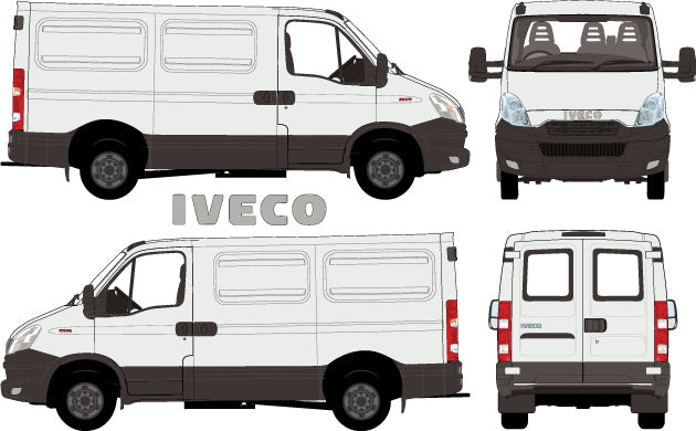 Iveco Daily 2014 to 2018  SWB  -- Low Roof