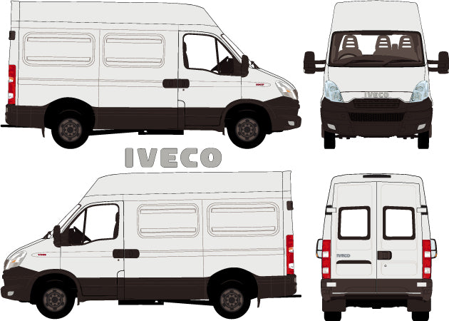 Iveco Daily 2014 to 2018 -- SWB - High Roof