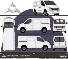 Load image into Gallery viewer, LDV V80 2017 to 2022 -- SWB van - Low Roof
