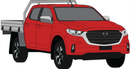 Mazda BT-50 2021 to Current -- Double Cab Chassis XT