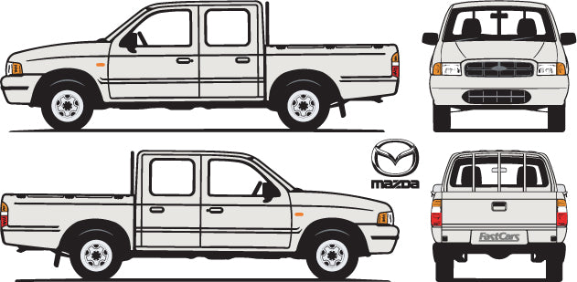 Mazda Bravo 2000 to 2007 -- Double Cab