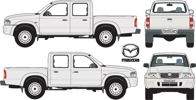 Mazda Bravo 2007 to 2008 -- Double Cab Pickup