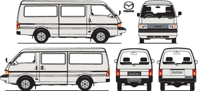 Mazda E2000 2000 to 2004 -- LWB Van