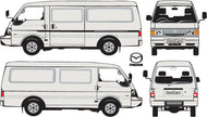 Mazda E2000 2004 to 2006 -- LWB Van