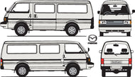 Mazda E2000 1996 to 2000 -- LWB Van