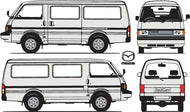 Mazda E2000 1996 to 2000 -- MWB Van