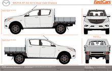 Load image into Gallery viewer, Mazda BT-50 2013 to 2015 -- Double Cab Cab Chassis
