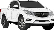 Mazda BT-50 2017 to 2021 -- Double Cab Pickup Ute