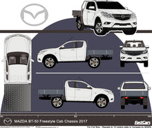 Load image into Gallery viewer, Mazda BT-50 2017 to 2021 --  Extra Cab Cab Chassis
