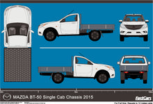 Load image into Gallery viewer, Mazda BT-50 2015 to 2017 -- Single Cab Chassis
