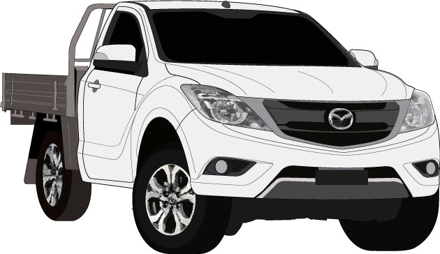 Mazda BT-50 2017 to 2021 -- Single Cab Chassis