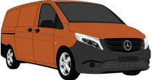 Load image into Gallery viewer, Mercedes Vito 2022 to Current --SWB - Liftup Tailgate
