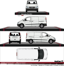 Load image into Gallery viewer, Mercedes Vito 2013 to 2017 -- SWB van
