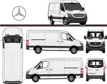 Load image into Gallery viewer, Mercedes Sprinter 2017 to 2018 -- MWB Van - Low Roof
