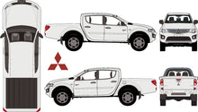 Load image into Gallery viewer, Mitsubishi Triton 2015 to 2017 -- Double Cab - GLX-R Pickup ute
