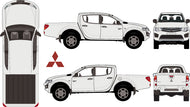 Mitsubishi Triton 2015 to 2017 Double Cab - GLX Pickup ute