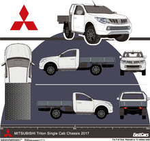 Load image into Gallery viewer, Mitsubishi Triton 2017 to 2020 -- Single Cab Chassis
