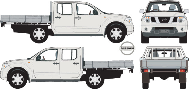 Nissan Navara 2010 to 2015 -- Double Cab Chassis