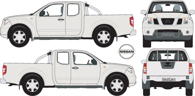 Nissan Navara 2010 to 2015 -- King Cab  Pickup ute