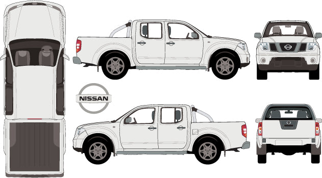 Nissan Navara 2015 to 2017 -- Double Cab ute