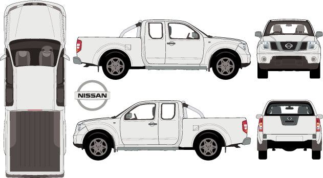 Nissan Navara 2015 to 2017 -- King Cab  Pickup ute