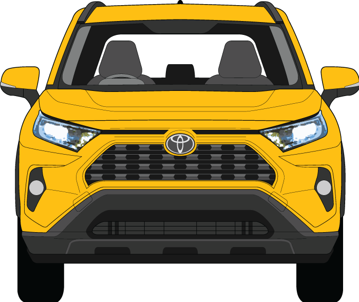 Toyota RAV4 2020 to 2023 -- 5 Door – FastCars Vehicle Templates