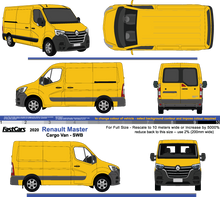 Load image into Gallery viewer, Renault Master 2020 to Current -- SWB Cargo Van
