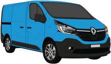 Load image into Gallery viewer, Renault Trafic 2021 to 2022 -- LWB Black Trim Barn Doors

